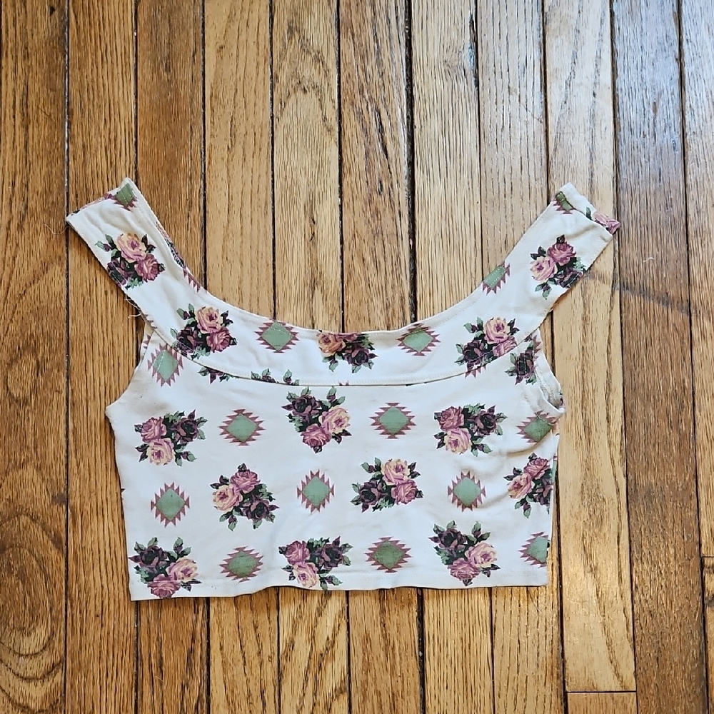 Boho CRISTINA Vintage Crop Top Or Vest